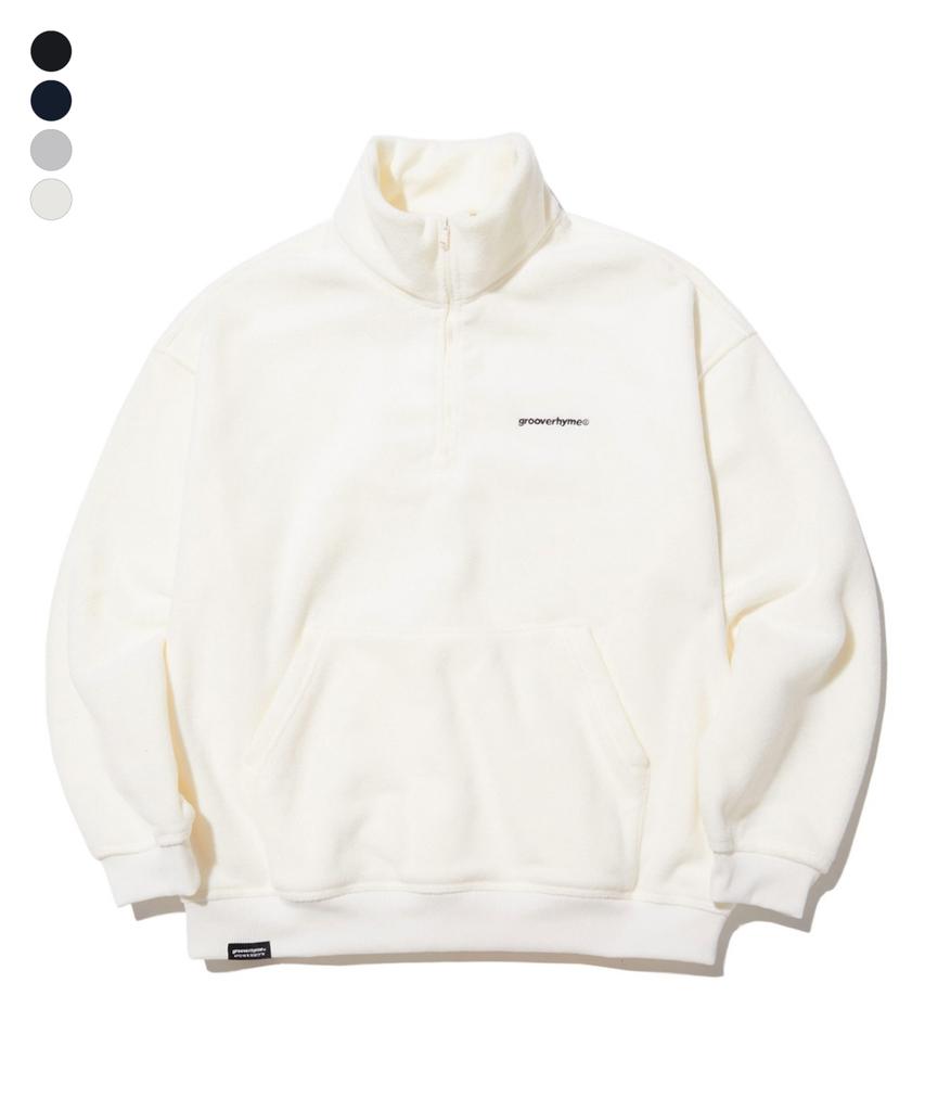 GROOVE RHYME Fleece Half-Neck Sweatshirt (Lrswcfn601M)