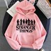 Stranger Things Aufdruck Hoodie Oberteil Mit Fleece Kapuzenpullover Herren Damen Kleidung Damen Herren Unisex Oversized Y2K Pullover