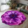 High Absorbency Bath Realistic Anti-slip Rug Anti-Slip Flower Bathroom Mat 3D Absorbent Floor Area