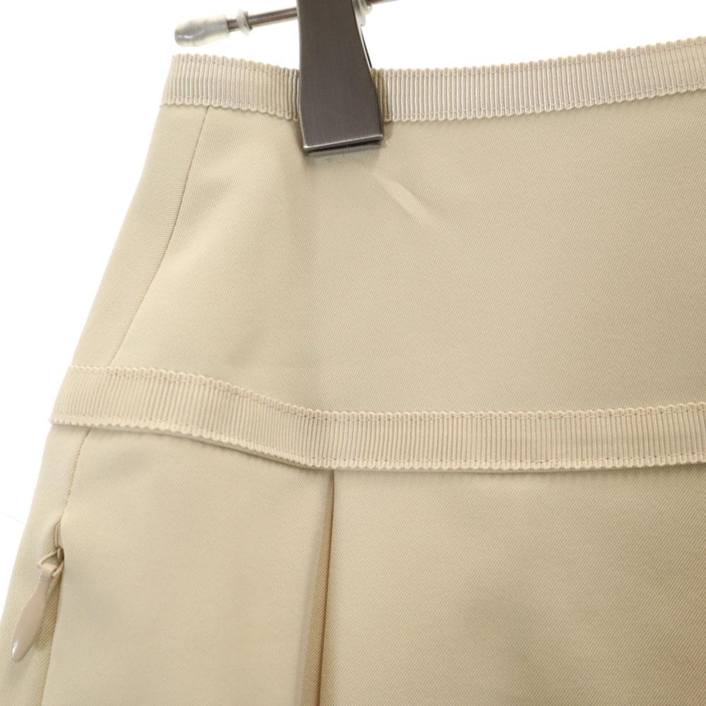 FOXEY NEW YORK made in Japan Midi length Balloon skirt 38 beige Women Used