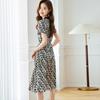 Srcr 92% Mulberry Silk Elegant Midi Dress