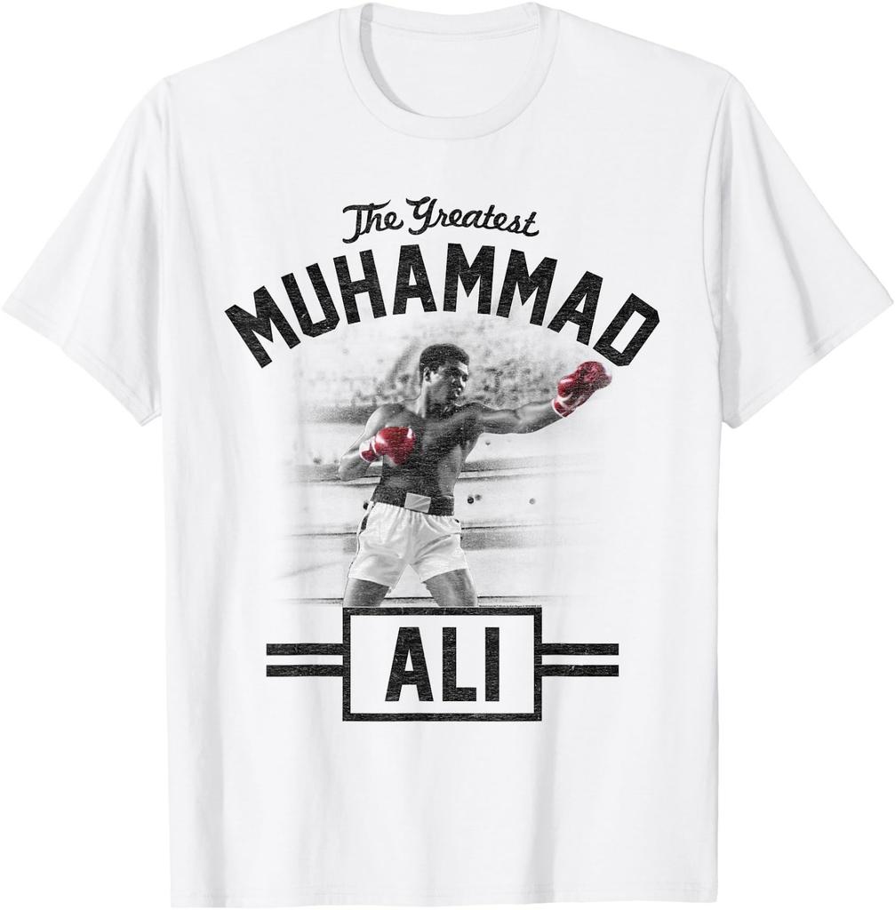 Tričko Muhammad Ali Stojící Vzpřímeně Box