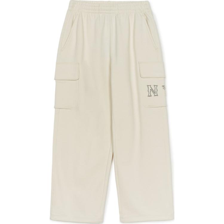 New MLB New York Yankees Coopers Casual Pants Unisex Light Yellow 3APTB1444-50CRM