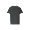 Ganni Letter Print Round Neck Short Sleeve T-Shirt Women tops Dark-Gray T3590490