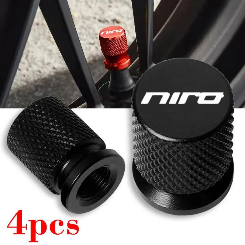 4pcs For KIA NIRO Car Wheel Tire Valve Caps Tyre Stem Covers Airdust Waterproof Accessories Jby123