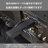 ELECOM Stand Type Adapter for TV Fire TV TV Stick Max Compatible with LAN Port Wi-Fi Stick/Fire 4K/4K DH-FTHDL01BK