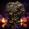 Men's Quick-Dry Neck Short Sleeve T-Shirt with Halloween Print