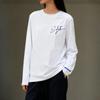 Y2K Street-Trend Harajuku Hip-Hop Buchstabenaufdruck Rundhals Langarm-Oberteile für Herren und Damen