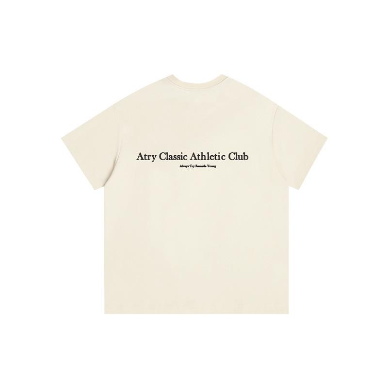 

High-End Plus Size Unisex Cotton Tee - Summer Casual Loose Fit XXL (130-145 jin) хаки