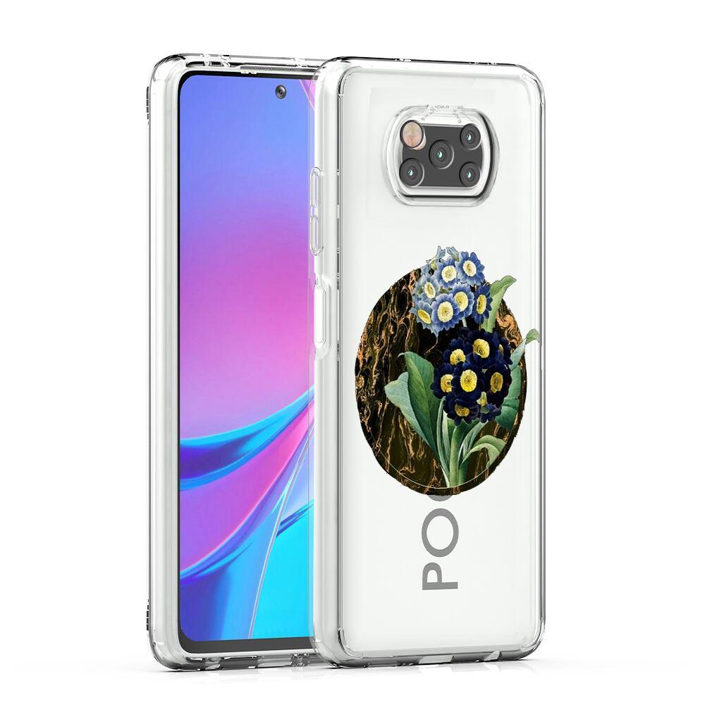 

Vintage Flower Botanical Marble Phone Case For Xiaomi Mi 12T 10 12 Lite 11 Ultra 11X 11T Pro Poco X4 X3 NFC F3 F4 M3 M4 Cover Xiaomi 12 Lite