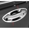 For Hyundai Santa Fe 2019-2023 Chrome Steel Exterior Side Door Bowl Cover Trim
