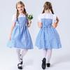 Halloween Der Zauberer von Oz Dorothy Cosplay blau kariertes Kleid Eltern-Kind-Outfit Bühnen-Theaterkostüm
