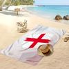 Asciugamano da Spiaggia con Stampa Calcio Inglese Asciugatura Rapida Super Assorbente Morbido Asciugamano da Bagno per Nuoto Spiaggia Viaggio Souvenir Regalo