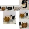 Stylish Korean Vintage Canvas Tote Bag For Women With Spacious Capacity And Trendy Lettering In Cream Brown Or Black