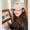 Fashion Plush Baseball Hat Women Couple Cap New Lamb Wool Baseball Cap