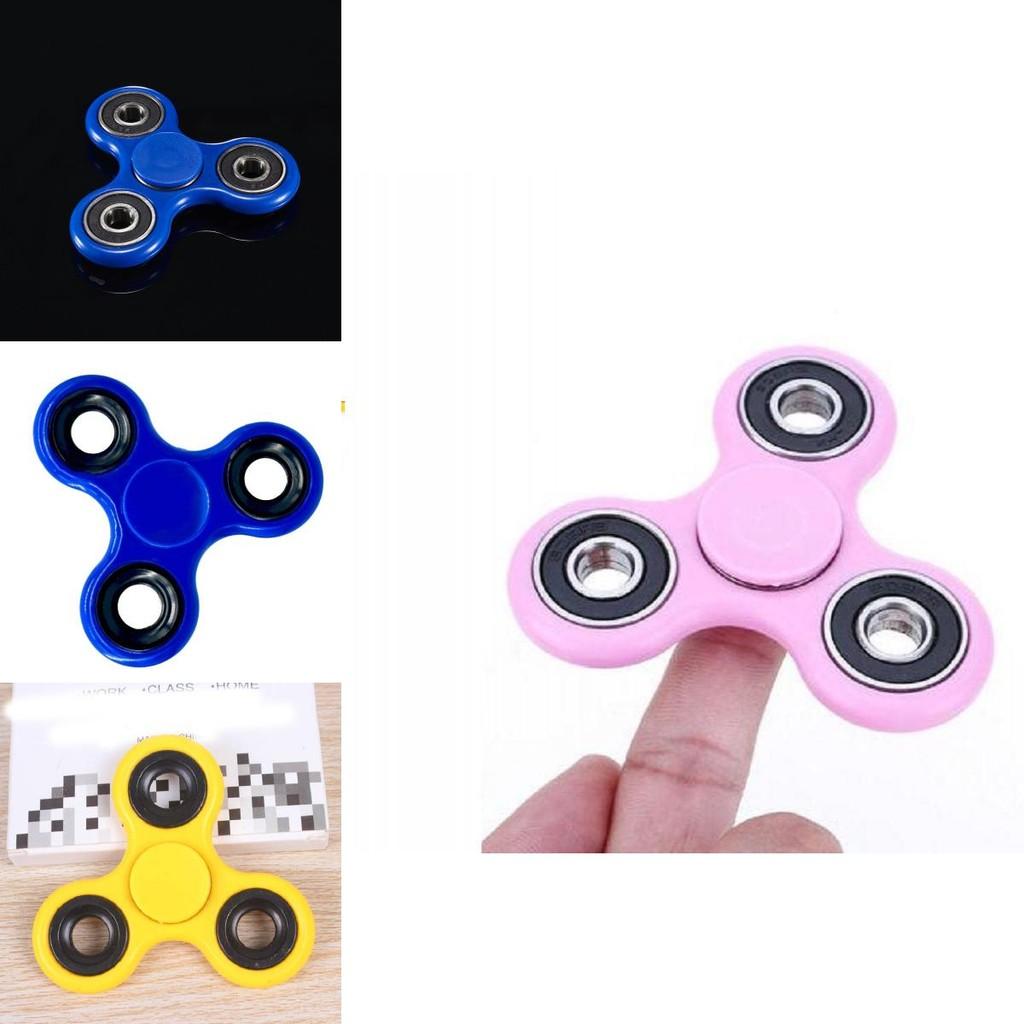 Elegant Wood Hand Spinner Tri Fidget Ceramic Ball Desk Toy For Stress Relief