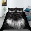 Animal Bedding Set 3D Printed Down Duvet Cover Pillowcase 2/3pc King Queen Bed Cover AU/DE/EU/ES Full-size Bed