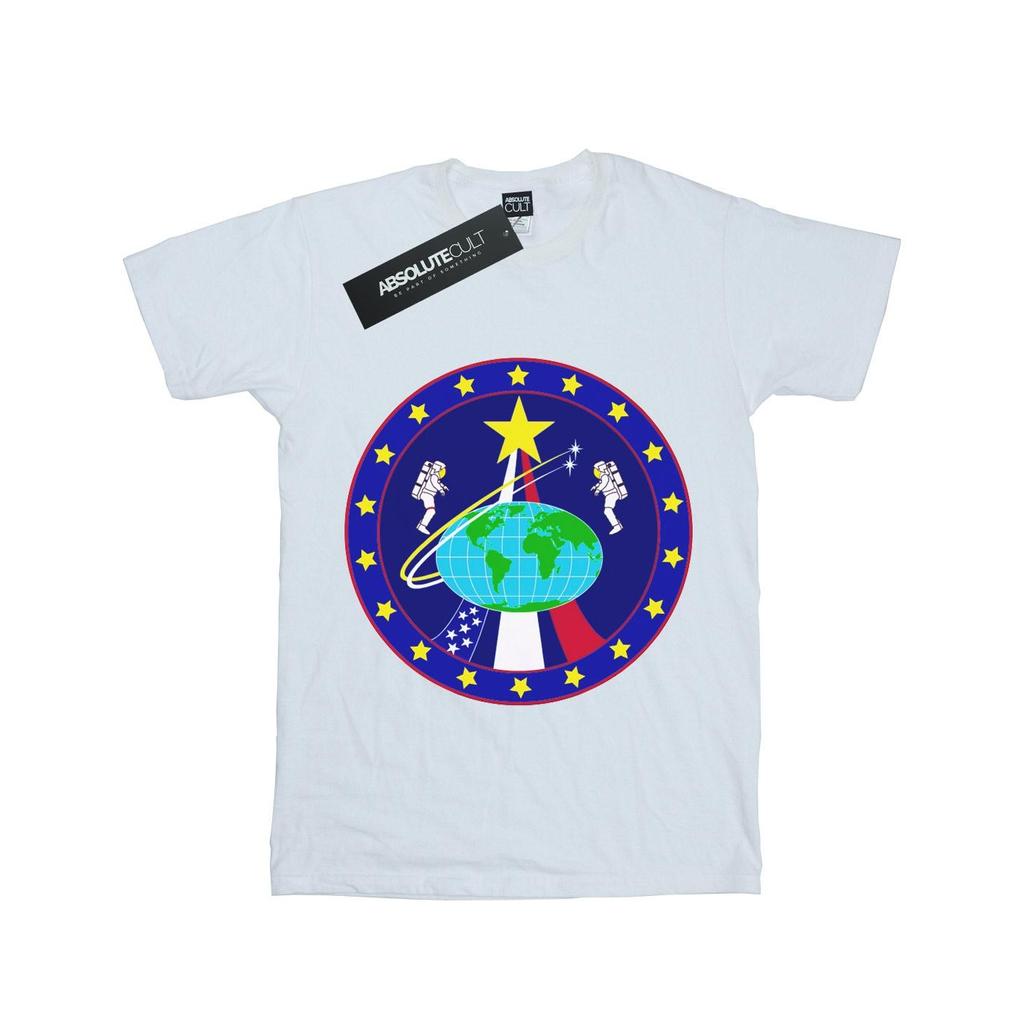 NASA Girls Classic Globe Astronauts Cotton T-Shirt