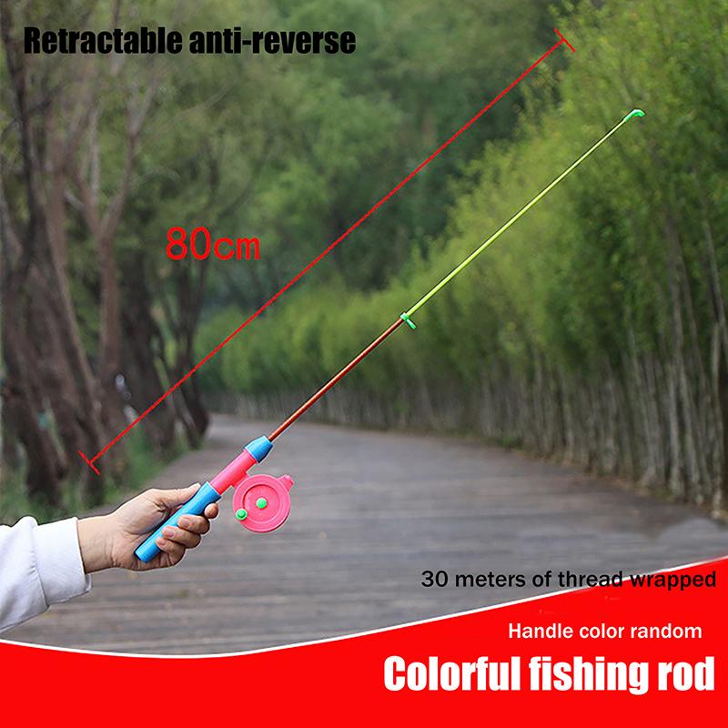 Cañas de Pesca en Hielo Retráctiles Caña de Invierno Spinning Caña Bolígrafo para Pesca en Hielo Caña de Pesca en Hielo para Niños Pesca en Hielo de Invierno