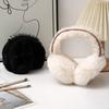 Winter Fuzzy Earmuff Cute Fluffy Faux Fur Earmuff Foldable Furry Ear Warmers for Women Men Girls Boys Jogging Skiing
