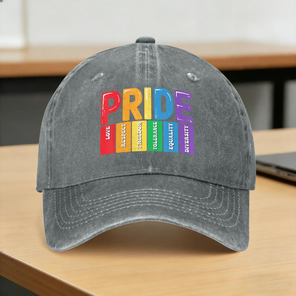 Cappellino da Baseball Mese dell'Orgoglio LGBTQ Amore Rispetto Libertà Estivo Trendy Cappellino Trucker Unisex Donna Stampa Escursionismo Protezione Solare Cappellini da Baseball