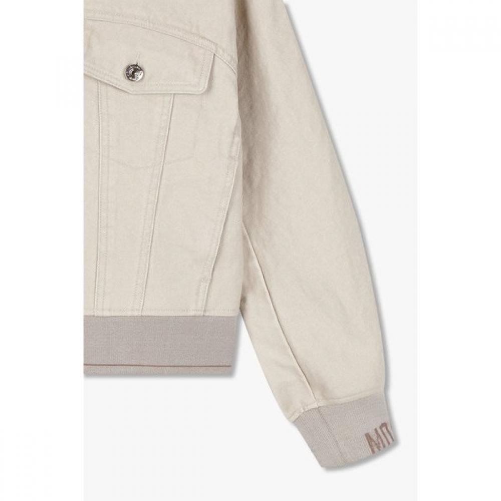 Vov Patch Washed Denim Jacket  7155355001 