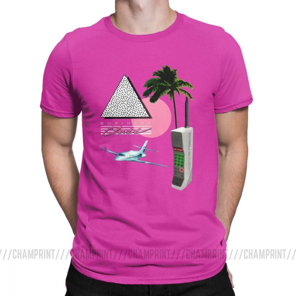 Business Class 84 Collection T Shirts Men Vhs Vaporwave Short Sleeve Funny Tee Shirt Crewneck Cotton