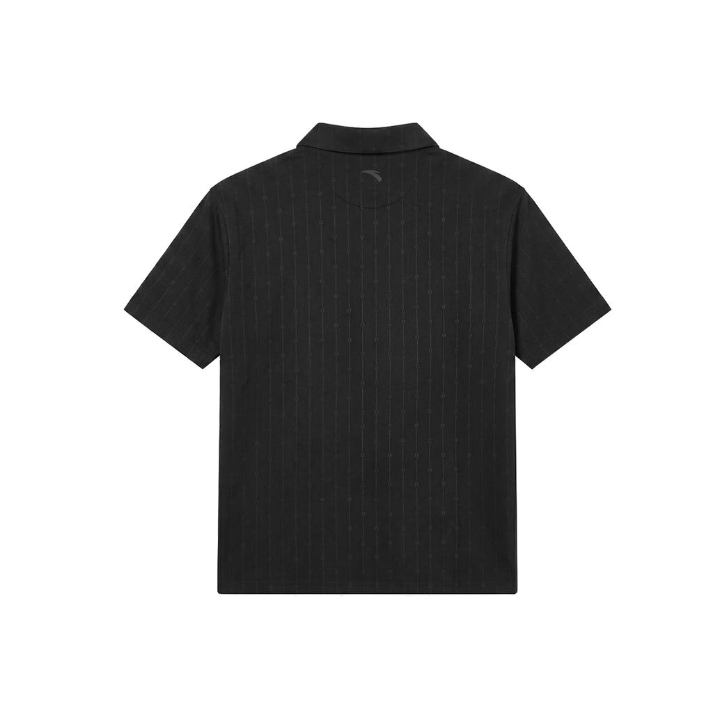 Anta Kyrie Classic Fashion Comfortable Versatile Casual Short Sleeve Shirt Unisex Shirts Black 172631109-2