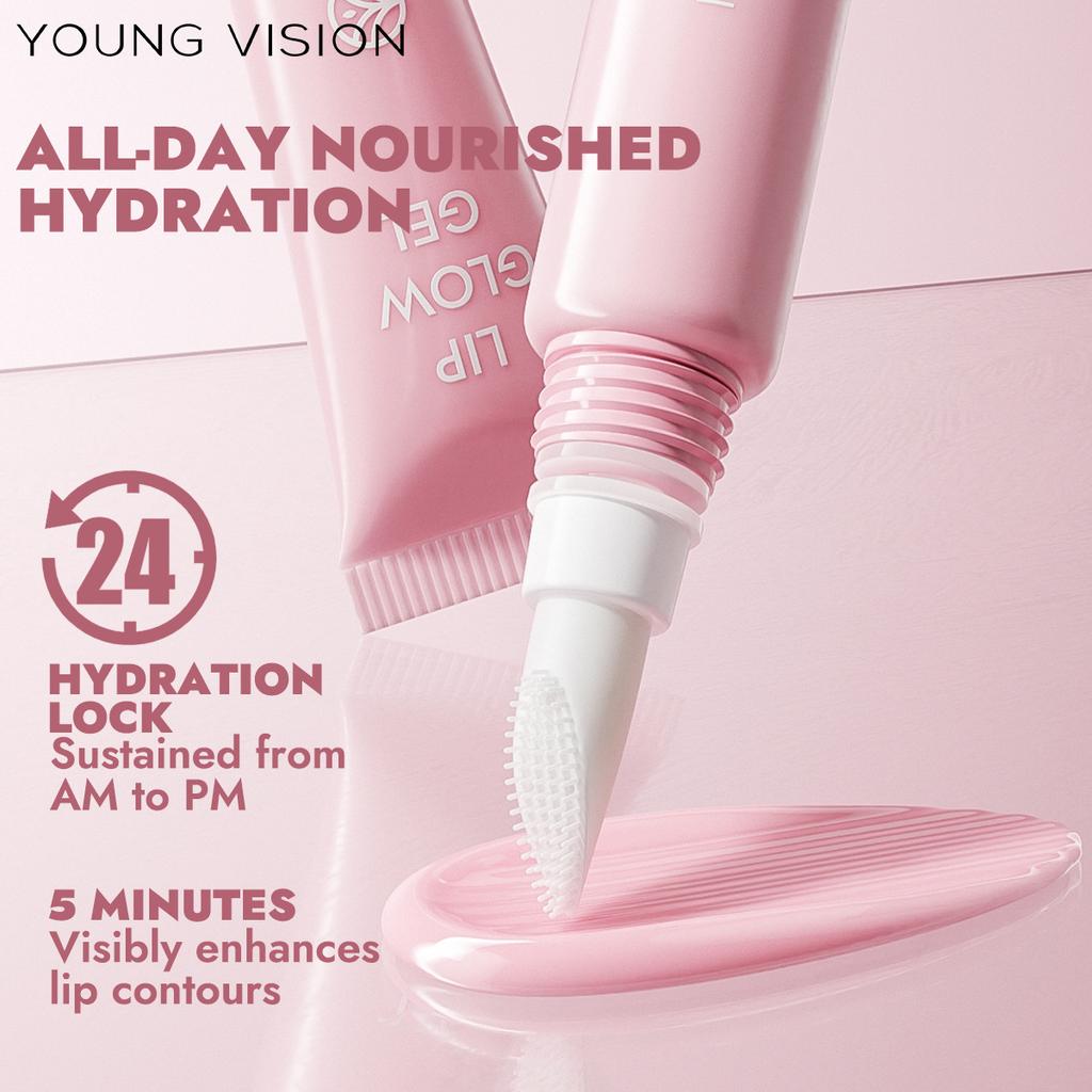 Weicher Tuben-Silikonbürstenkopf Spiegel Lipgloss Lippenöl Nude Braun Aufpolsternder Lipgloss Feuchtigkeitsspendender Transparenter Lipgloss Beauty Kosmetik Make-up