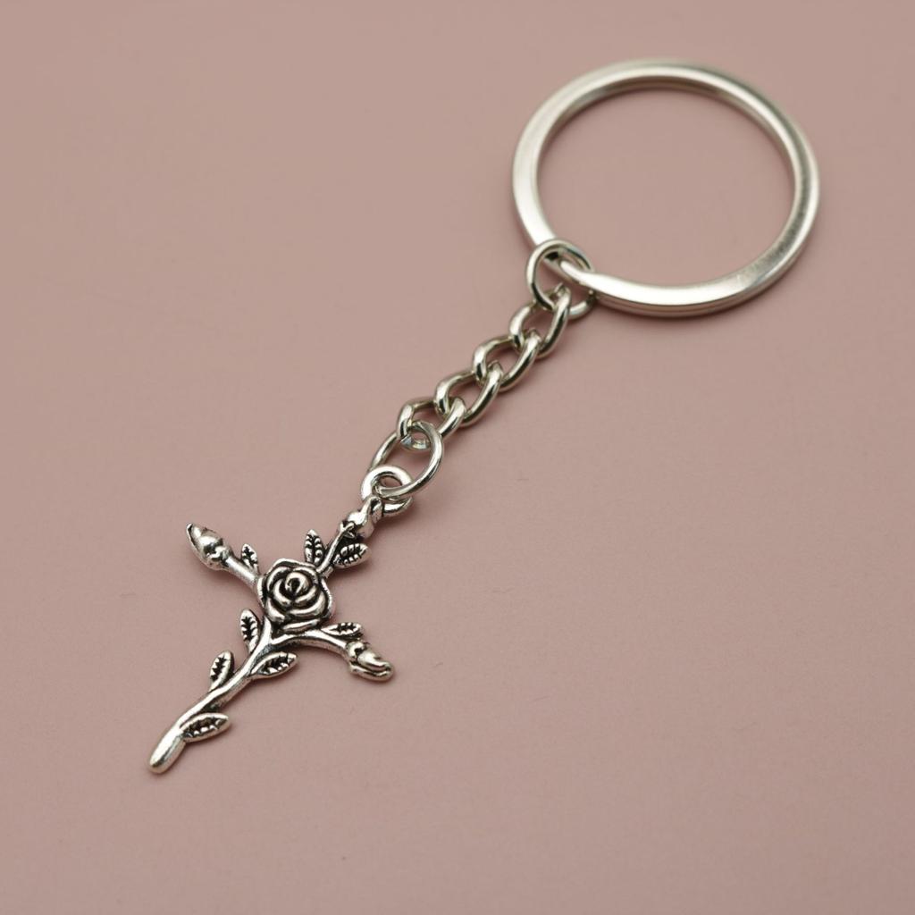 Hot Selling Jewelry, Minimalist Cross Keychain Pendant