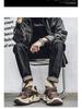 Men's Spring Height-Boost Running Shoes - Durable Sole, Fashionable Sports Style, Versatile Campus Sneakers