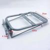 Iron Motorcycle Rear Luggage Rack for Electric Bicycles