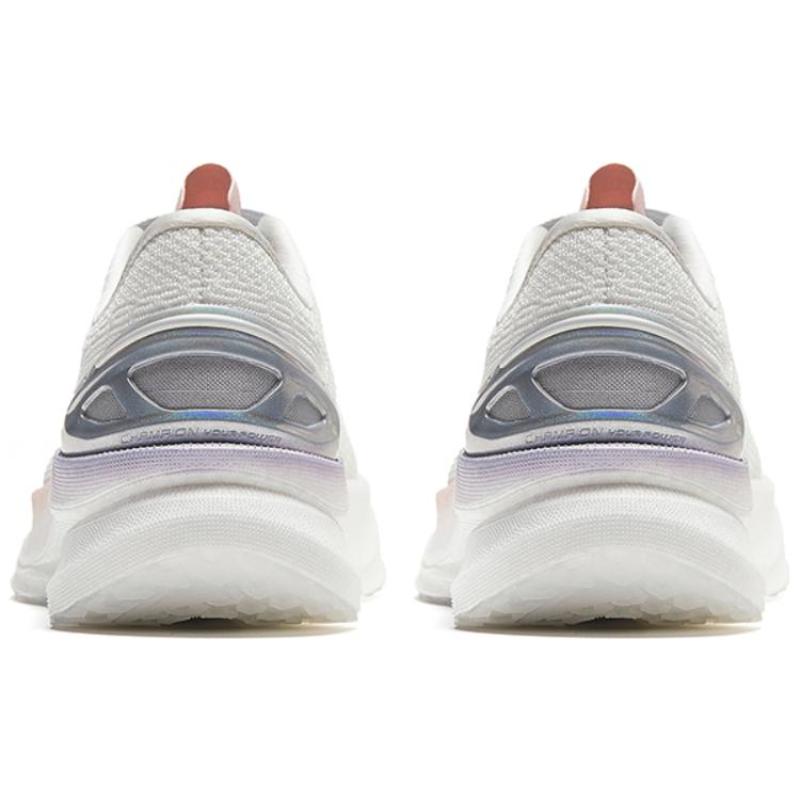 Anta Cushioning Anti-Slip And Wear-Resistant Low-Top Running Shoes Women's Silver White Sneakers 122335580S-5