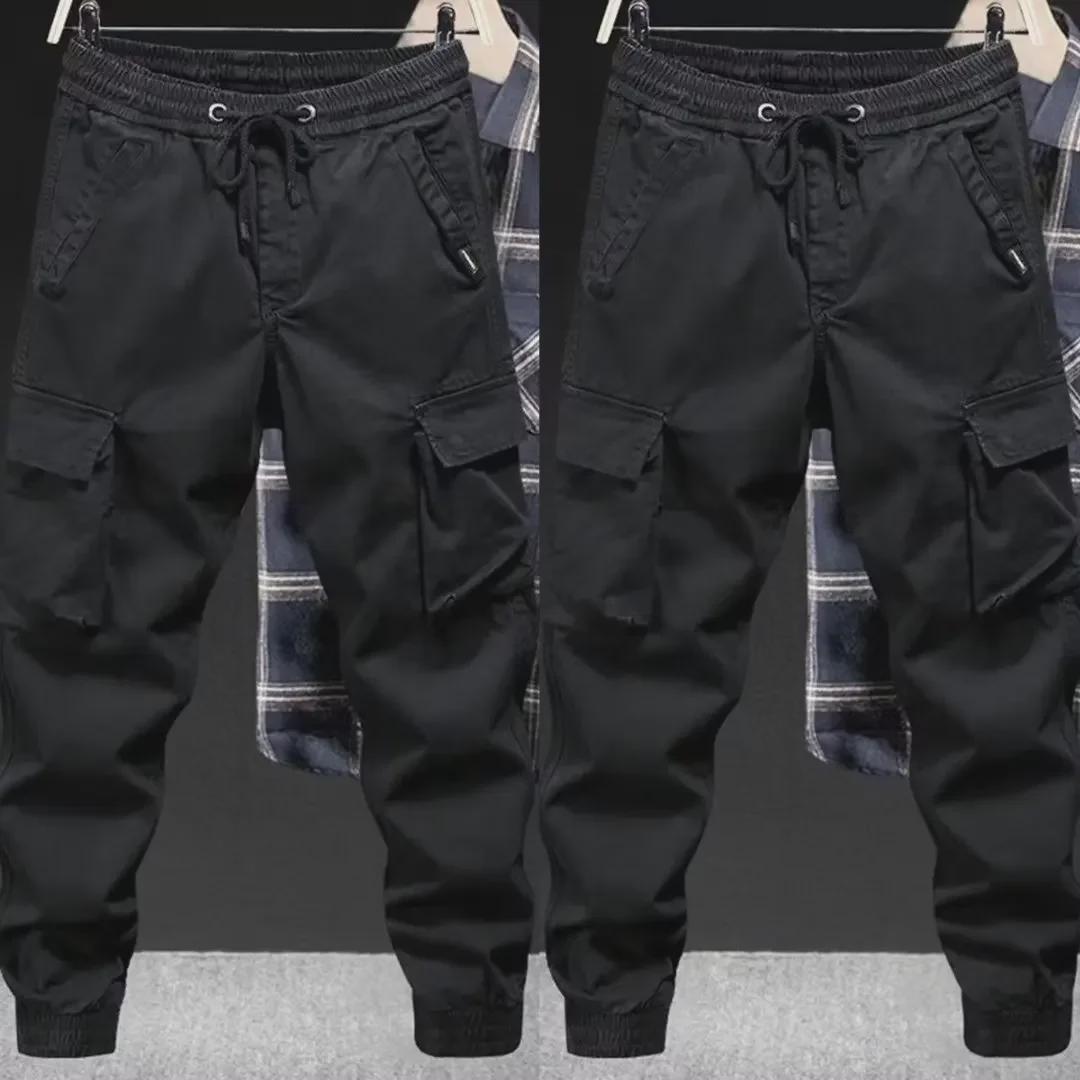 

2024 Men s Trendy Multi-Pocket Casual Work Trousers XL армія зелений колір