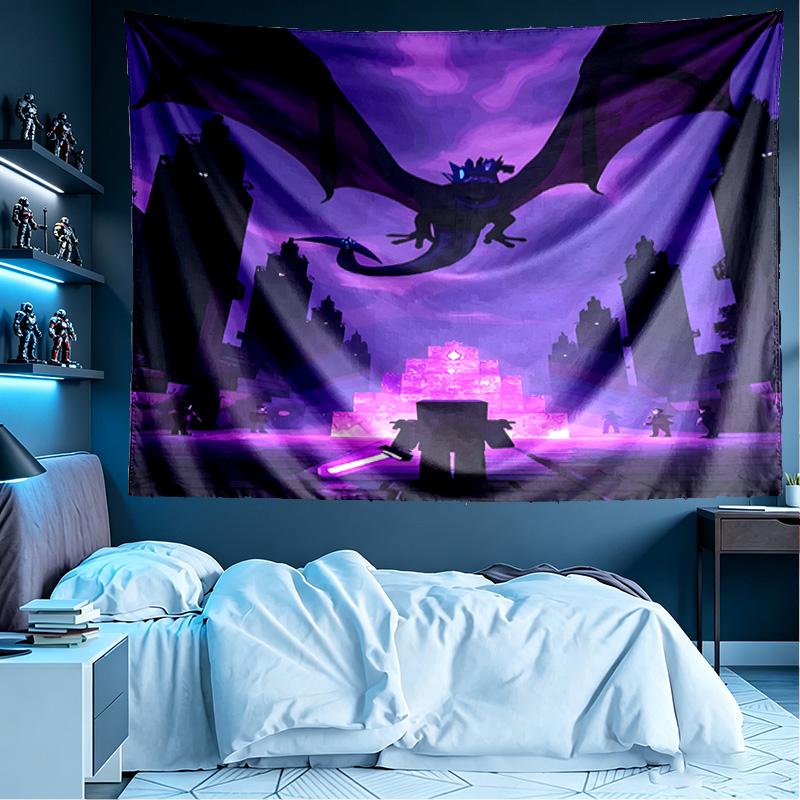 Gamer Print Tapestry, Lightweight Wall Hanging, for Bedroom, Dorm, Living Room, Home Art Decor - Birthday Christmas Gift for Friends