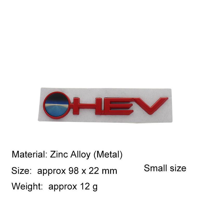 3D Car Styling HEV For car Hood Fender trunk Rear Bonnet Nameplate Decal Emblem Badge Sticker