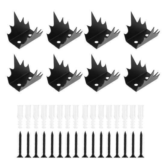 

4/8Pcs Fence Nail Anti-Climb Fence Spikes Weather Resistant Security Barrier Commercial Fence Spikes 8pcs