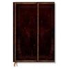 Carnet Grand - PAPERBLANKS - Old-fashioned Binding - Moroccan Black - Faux Old Leather - Mixed