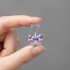 Stainless Steel Navel Piercing Jewelry Crystal Pink Bow Belly Rings Cute Belly Button Rings  Daily
