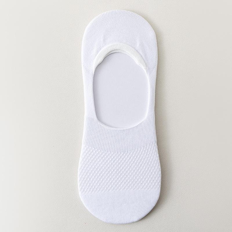 Male Spring and Summer Thin 5A Antibacterial Deodorant Sweat Shallow Mouth Invisible Socks