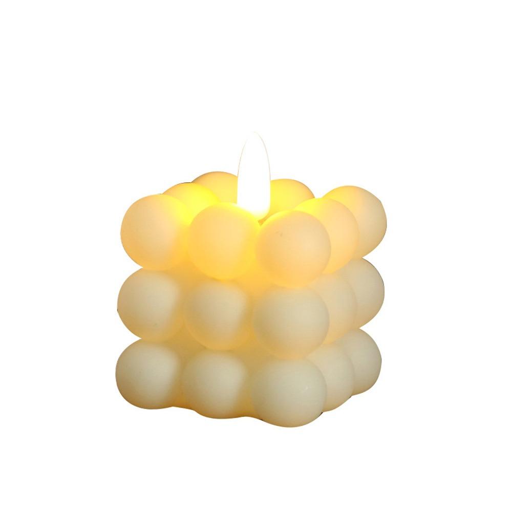

Plastic LED Candle White Atmosphere Candle Light Creative Electronic Candle Home Decoration 1