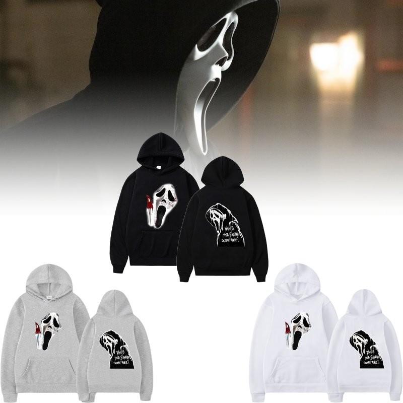 Scream Vi Ghostface Hoodie Men Stylish Aesthetic Sweatshirt For Spring And Autumn Wear