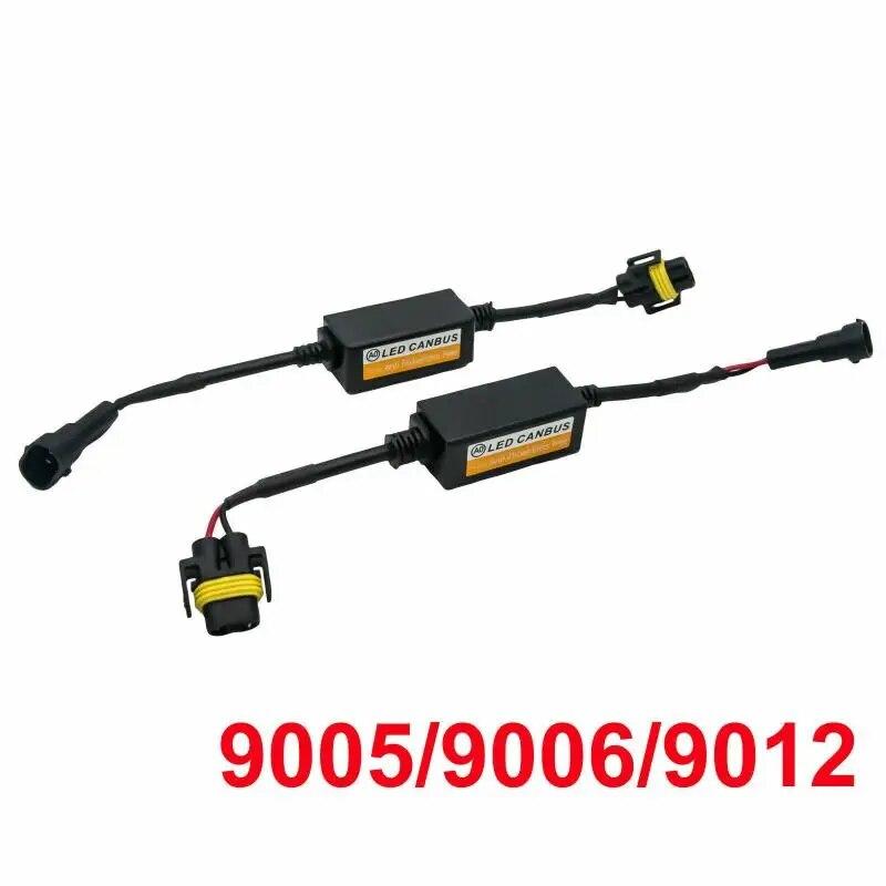 1Pair Led Canbus Decoder Lamp Failure Elimination Resistor H1 H4 H7 9005/9006/9012 Headlight Canceller Car Light Accessories