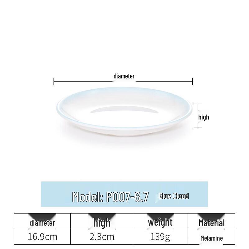Melamine Four-piece Tableware Set