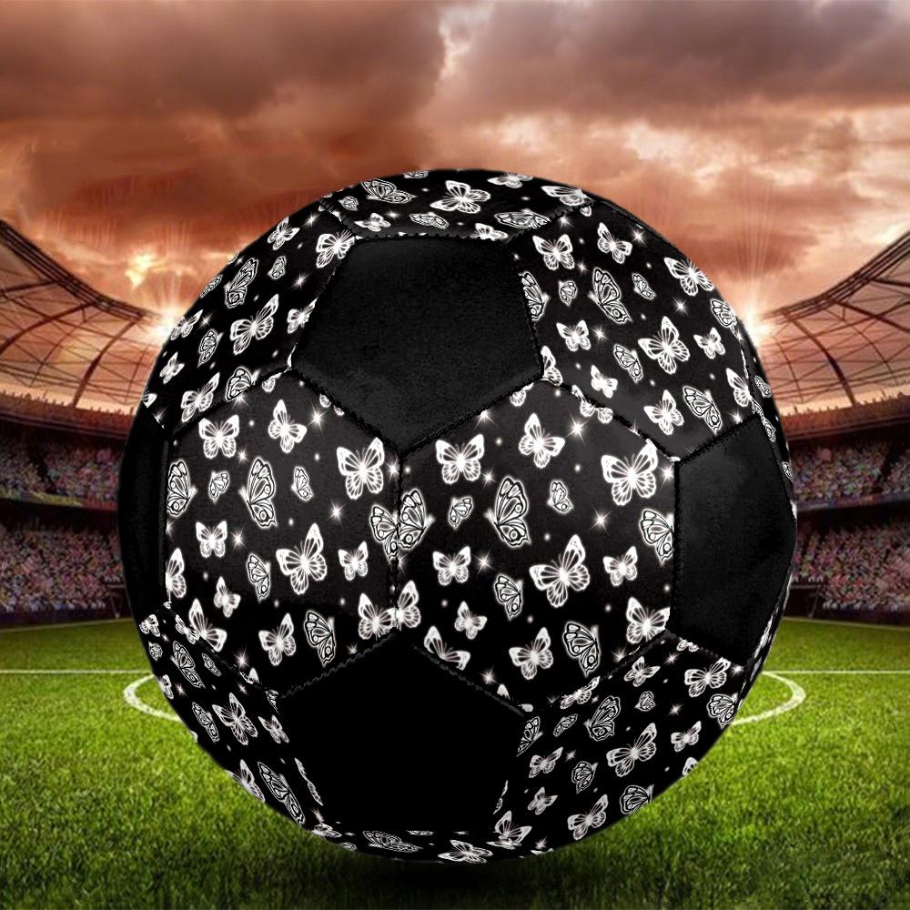 1pc Butterflies Night Sky Durable Soccer Ball/Football, Size 5, Perfect for Training, Entertainment And Competition,Gift yy26060615