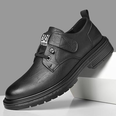 Men's Soft Sole Leather Shoes  Autumn New Korean Youth Casual Shoes Trend Versatile British Work Shoes