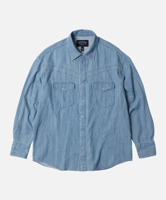 FRIZMWORKS Western Denim Shirt _ Light Blue