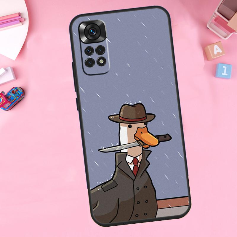 Cartoon Cute Goose For Xiaomi Redmi Note 14 13 Pro 9 10 11 12 Pro 11S 12S Phone Case For Redmi 13C 12C 10C 14C