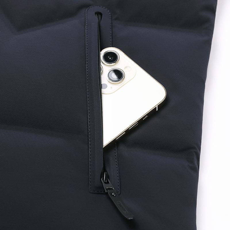 Men's New Winter Down Removable Hooded Vest