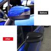 For Subaru XV Outback Lagecy Forester WRX ABS Side Door Rearview Mirror Cover Rear View Mirrors Cap Trim Car Styling Accessories